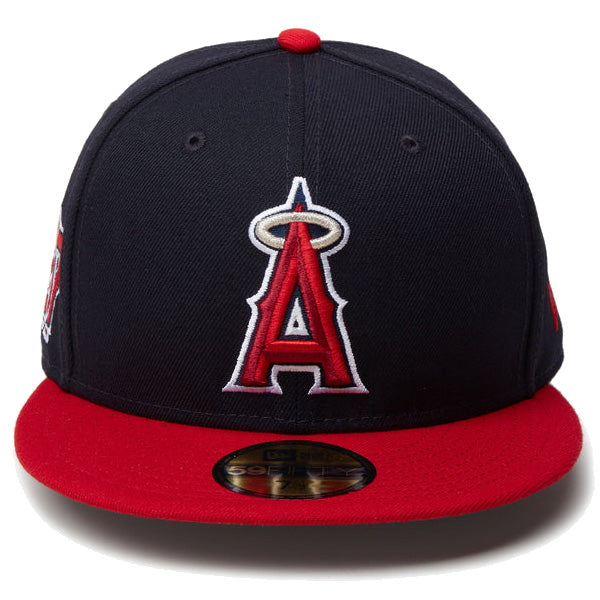 59FIFTY MVP ロサンゼルス・エンゼルス Mike Trout ネイビー スカーレットバイザー