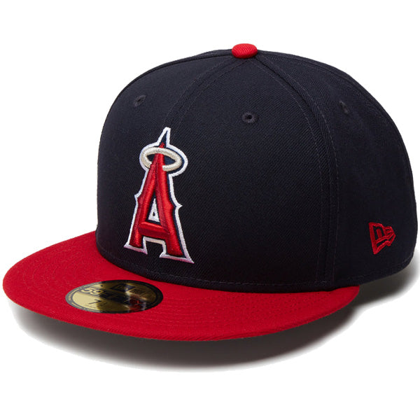 59FIFTY MVP ロサンゼルス・エンゼルス Mike Trout ネイビー スカーレットバイザー