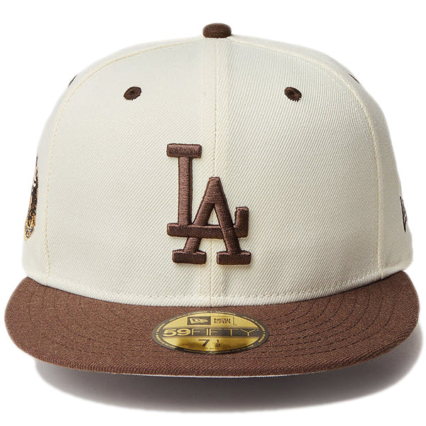 59FIFTY MLB Wool Visor ロサンゼルス・ドジャース クローム ブラウンバイザー