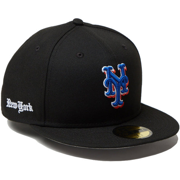 59FIFTY MLB Old English ニューヨーク・メッツ ブラック