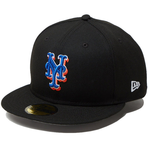 59FIFTY MLB Old English ニューヨーク・メッツ ブラック