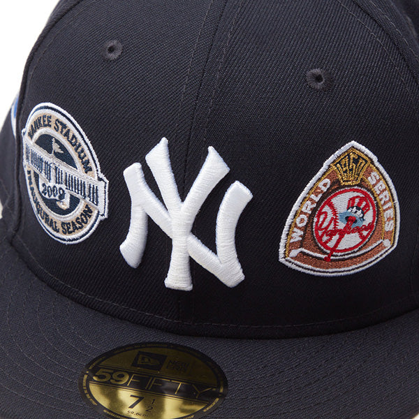 59FIFTY MLB Allover ニューヨーク・ヤンキース ネイビー