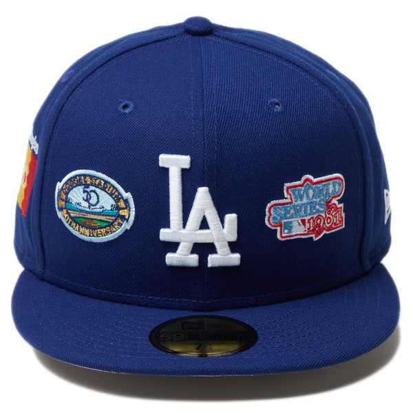 59FIFTY MLB Allover ロサンゼルス・ドジャース ダークロイヤル