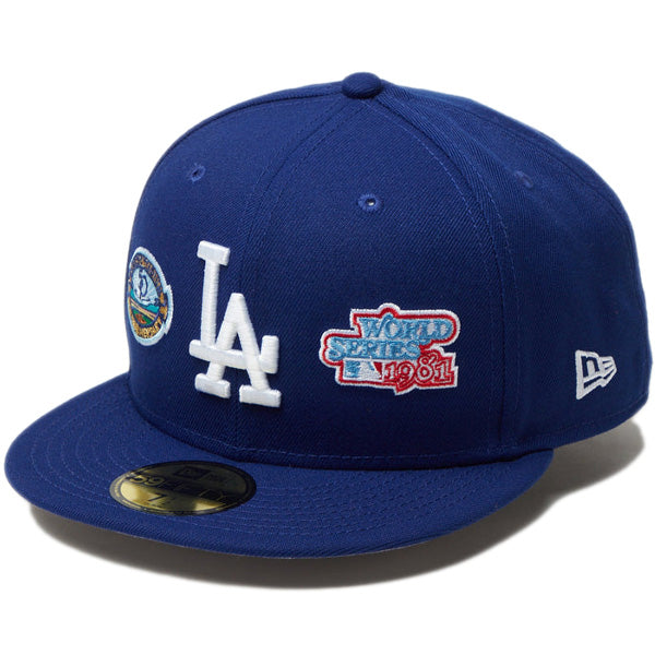 59FIFTY MLB Allover ロサンゼルス・ドジャース ダークロイヤル