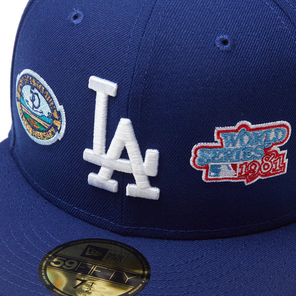 59FIFTY MLB Allover ロサンゼルス・ドジャース ダークロイヤル
