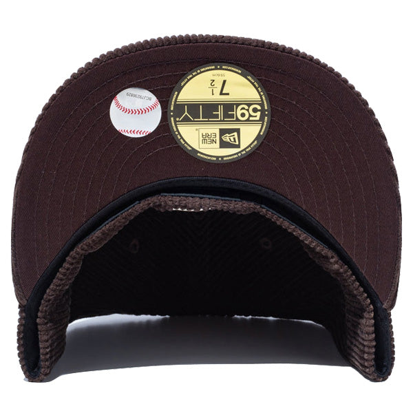 59FIFTY MLB Corduroy コーデュロイ ロサンゼルス・ドジャース ダークブラウン