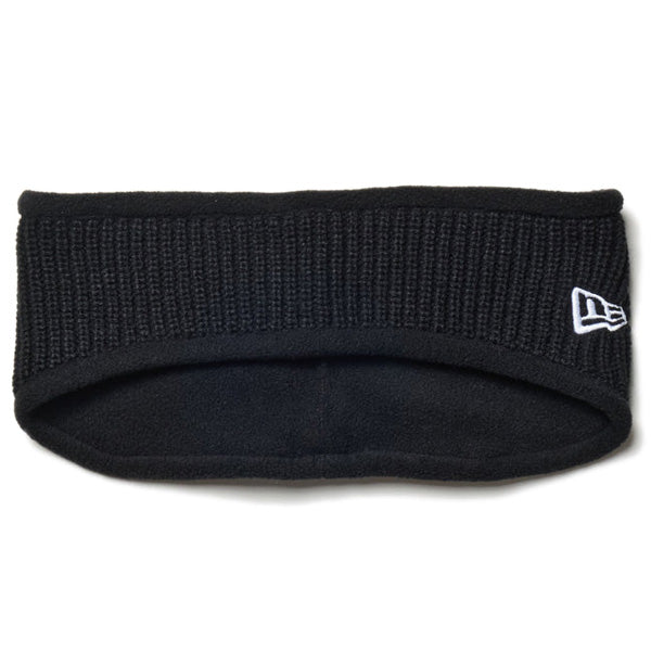 ニット イヤーウォーマー Knit Ear Warmer リフレクティブウーブンパッチ ブラック