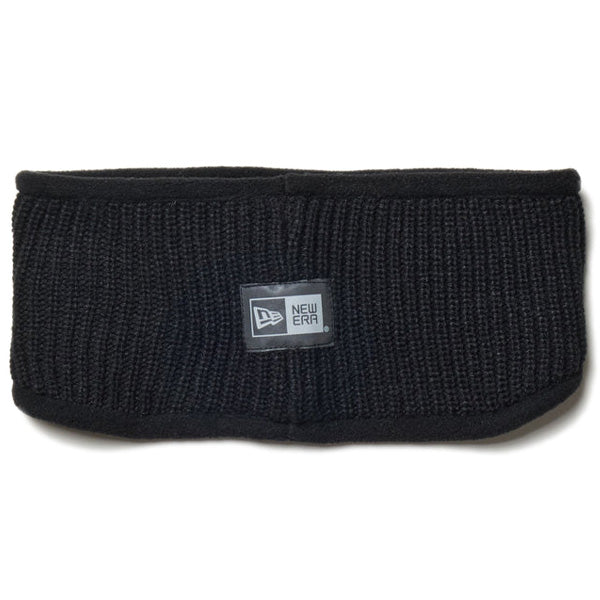 ニット イヤーウォーマー Knit Ear Warmer リフレクティブウーブンパッチ ブラック