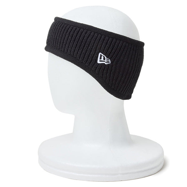 ニット イヤーウォーマー Knit Ear Warmer リフレクティブウーブンパッチ ブラック