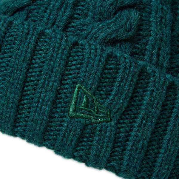 ローゲージ カフニット Wool Blend ウールブレンド ダークグリーン
