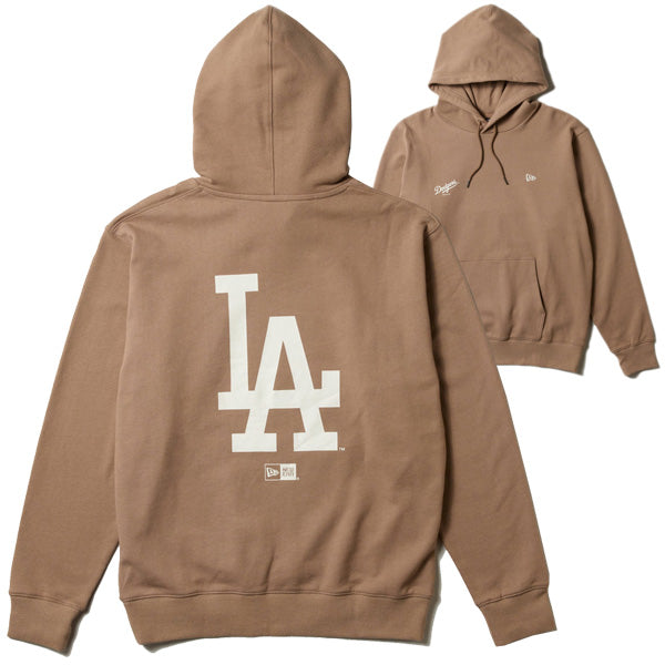 裏毛 スウェット プルオーバーフーディー MLB Apparel ロサンゼルス・ドジャース ミルクティー