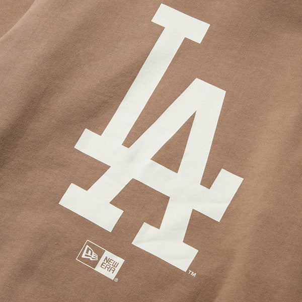 裏毛 スウェット プルオーバーフーディー MLB Apparel ロサンゼルス・ドジャース ミルクティー