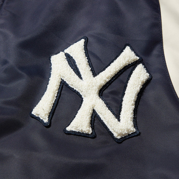 ナイロン ヴァーシティジャケット Cooperstown ニューヨーク・ヤンキース ネイビー