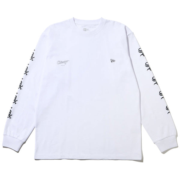 長袖 コットン Tシャツ MLB Apparel シカゴ・ホワイトソックス ホワイト レギュラーフィット