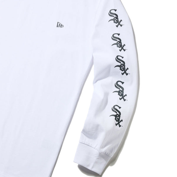長袖 コットン Tシャツ MLB Apparel シカゴ・ホワイトソックス ホワイト レギュラーフィット