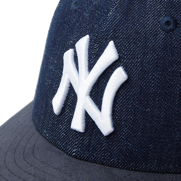 Youth LP 9FIFTY MLB Denim 2-Tone ニューヨーク・ヤンキース インディゴデニム ネイビースウェードバイザー