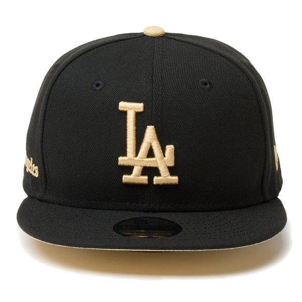 Youth 9FIFTY MLB Old English ロサンゼルス・ドジャース ブラック