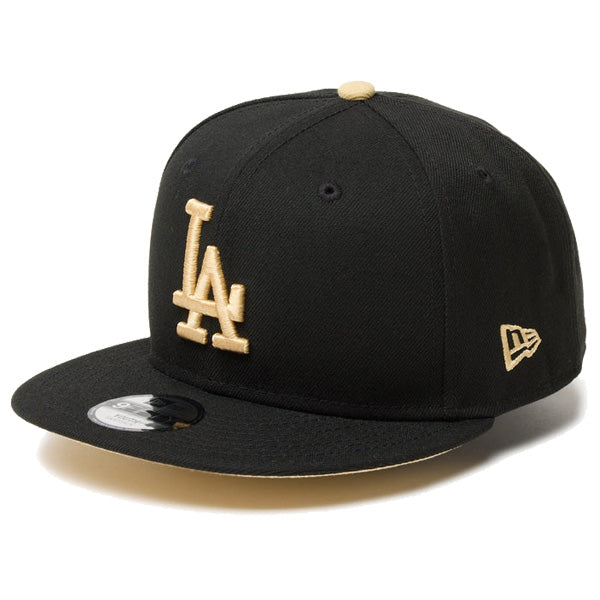 Youth 9FIFTY MLB Old English ロサンゼルス・ドジャース ブラック