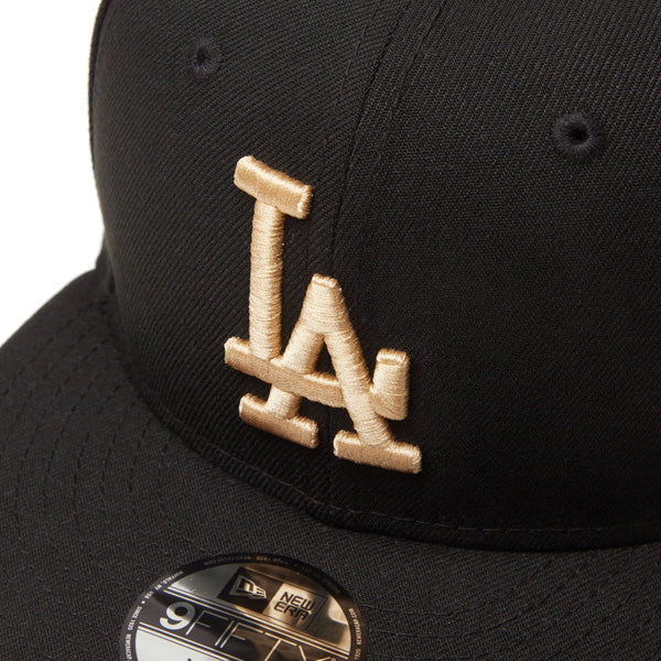 Youth 9FIFTY MLB Old English ロサンゼルス・ドジャース ブラック