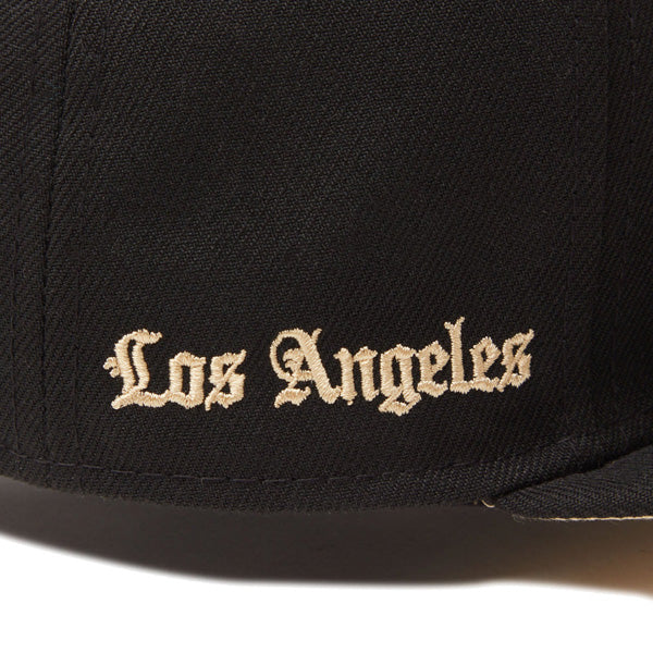Youth 9FIFTY MLB Old English ロサンゼルス・ドジャース ブラック