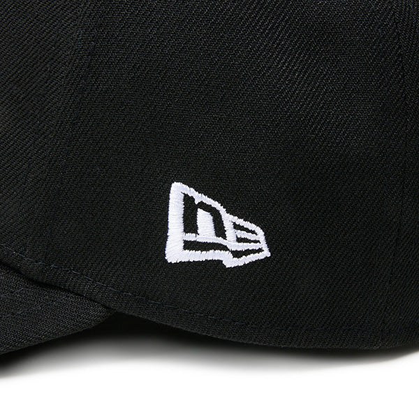 Youth 9FORTY A-Frame Essential エッセンシャル チェーンステッチ スクリプトロゴ ブラック