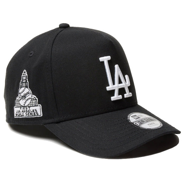 Youth 9FORTY A-Frame Black & White ロサンゼルス・ドジャース クーパーズタウン ブラック