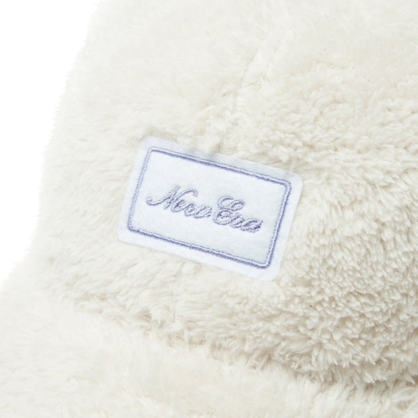 Youth 9TWENTY Mink Fleece ミンクフリース フェルトパッチ アイボリー