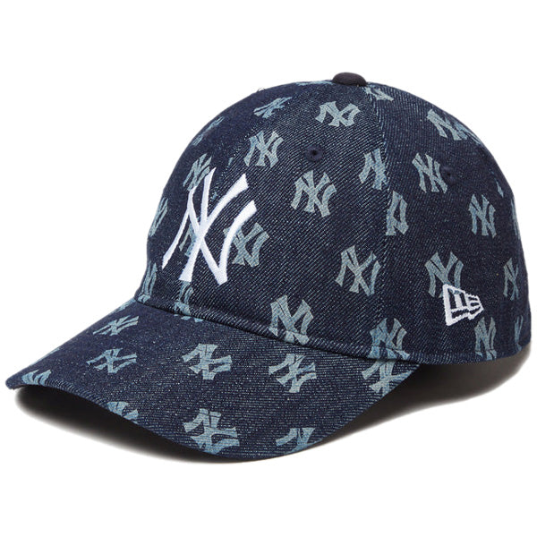 ニューエラ キャップ NEW ERA ユース キッズ Youth 9TWENTY Denim Monogram モノグラム ニューヨーク ヤンキース  インディゴデニム – KINGS