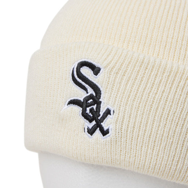 Kid's ベーシック カフニット MLB Team Logo シカゴ・ホワイトソックス オフホワイト