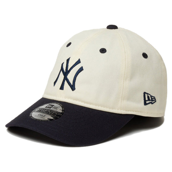 Child 9TWENTY MLB 2-Tone ニューヨーク・ヤンキース クローム ネイビーバイザー