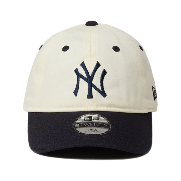Child 9TWENTY MLB 2-Tone ニューヨーク・ヤンキース クローム ネイビーバイザー