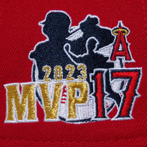 Youth 9FIFTY Shohei Ohtani American League MVP & Home Runs Leaders ロサンゼルス・エンゼルス スカーレット