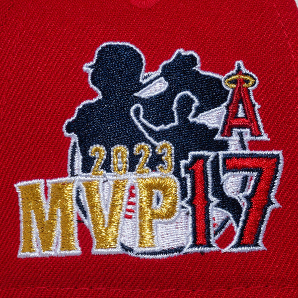 9FORTY Shohei Ohtani American League MVP & Home Runs Leaders ロサンゼルス・エンゼルス スカーレット / クロームホワイト