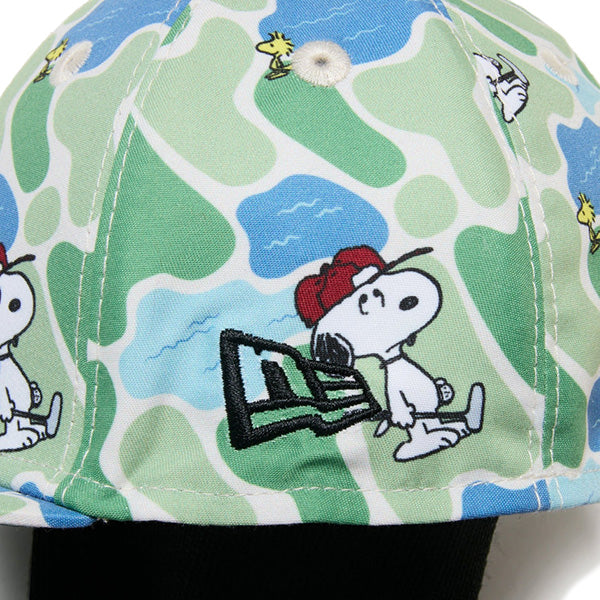 【ゴルフ】ヘッドカバー PEANUTS ピーナッツ グリーンカモ