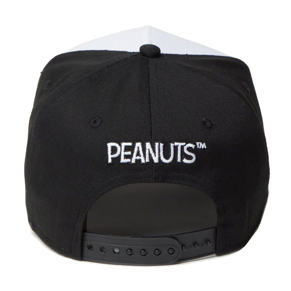 9FORTY A-Frame PEANUTS ピーナッツ スヌーピー ホワイト/ブラック