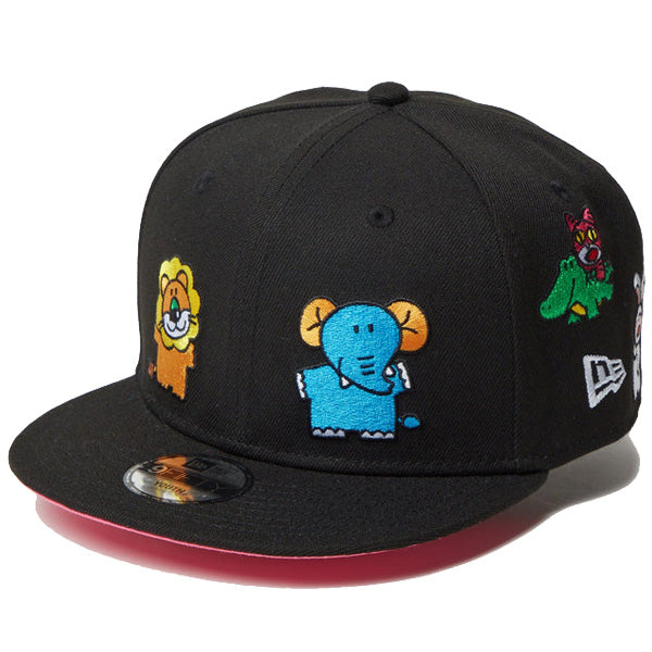 Youth 9FIFTY たべっ子どうぶつ オールオーバー ブラック