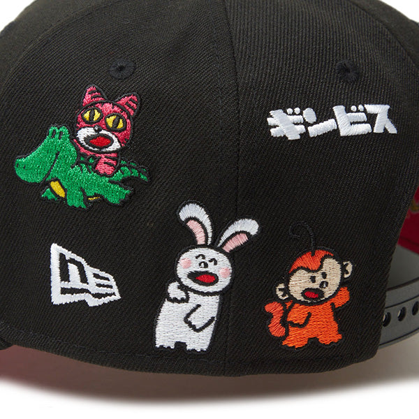 Youth 9FIFTY たべっ子どうぶつ オールオーバー ブラック