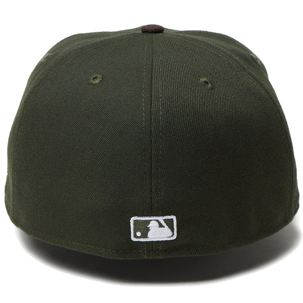 59FIFTY Powered by GORO NAKATSUGAWA(min-nano)オークランド・アスレチックス ダークシーウィード ブラウンバイザー