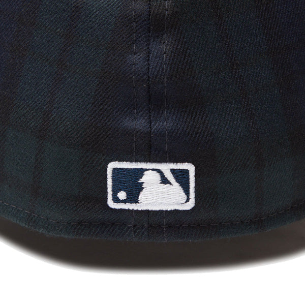 59FIFTY Powered by GORO NAKATSUGAWA(min-nano)ニューヨーク・ヤンキース ブラックウォッチ ネイビーバイザー