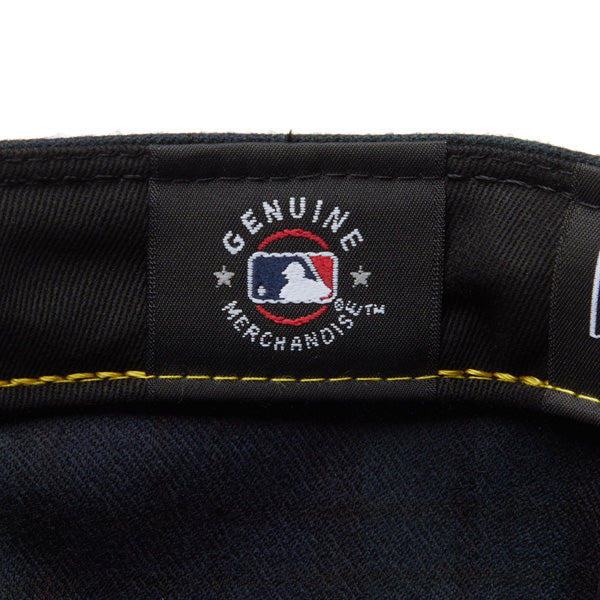 59FIFTY Powered by GORO NAKATSUGAWA(min-nano)ニューヨーク・ヤンキース ブラックウォッチ ネイビーバイザー