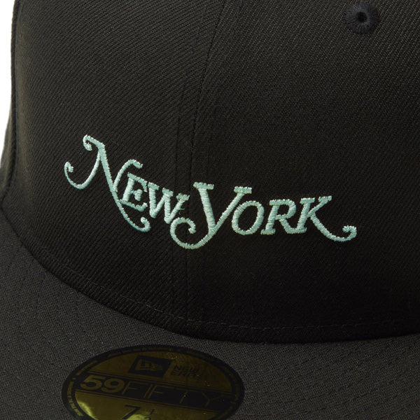 59FIFTY New York Magazine ブラック × シーグラス