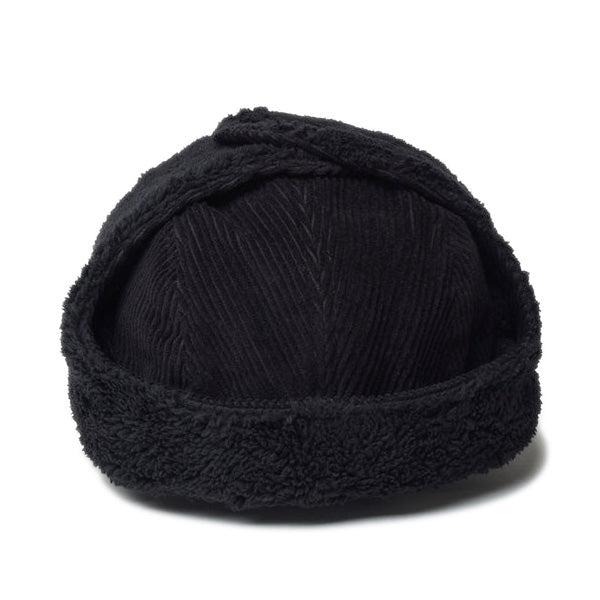 Kid's TRAPPER トラッパー Mink Fleece Corduroy ミンクフリース コーデュロイ ブラック【ニューエラアウトドア】
