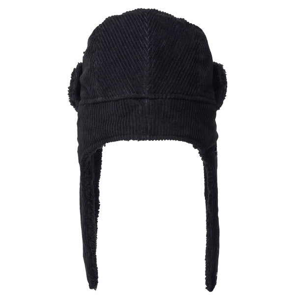 Kid's TRAPPER トラッパー Mink Fleece Corduroy ミンクフリース コーデュロイ ブラック【ニューエラアウトドア】