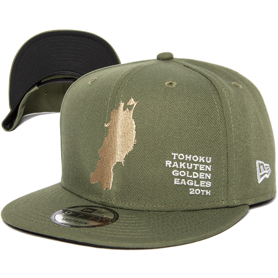 9FIFTY 楽天イーグルス 東北MAP オリーブ