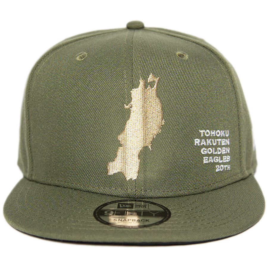 9FIFTY 楽天イーグルス 東北MAP オリーブ