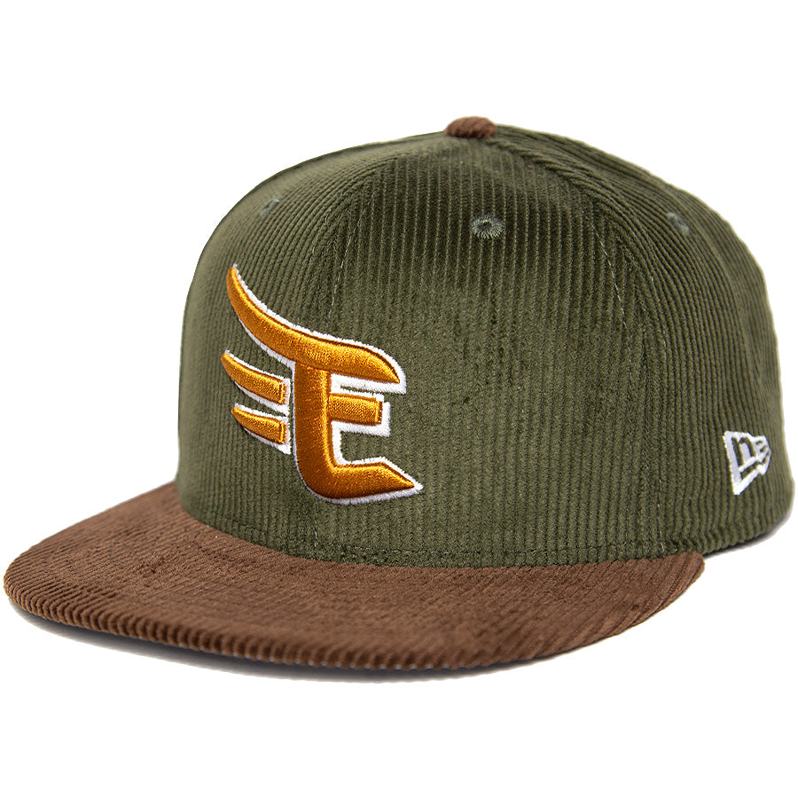 9FIFTY 楽天イーグルス E コーデュロイ オリーブ ブラウンバイザー