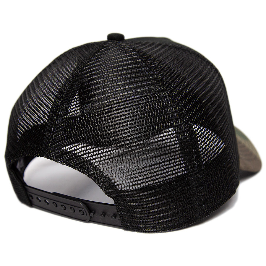 9FORTY A-Frame 楽天イーグルス T.R.G.E. パッチ ブラック ウッドランドカモバイザー