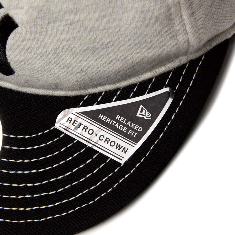 RC 9FIFTY フラットバイザー Sweat ニューヨーク・ヤンキース クローム ブラックバイザー