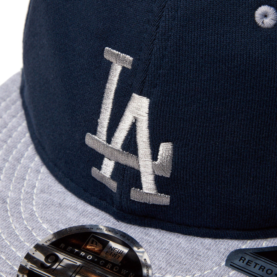 RC 9FIFTY フラットバイザー Sweat ロサンゼルス・ドジャース ネイビー グレーバイザー
