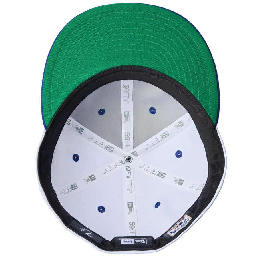 RC 59FIFTY フラットバイザー Dodgers Pack ブルックリン・ドジャース クーパーズタウン ホワイト ダークロイヤルバイザー